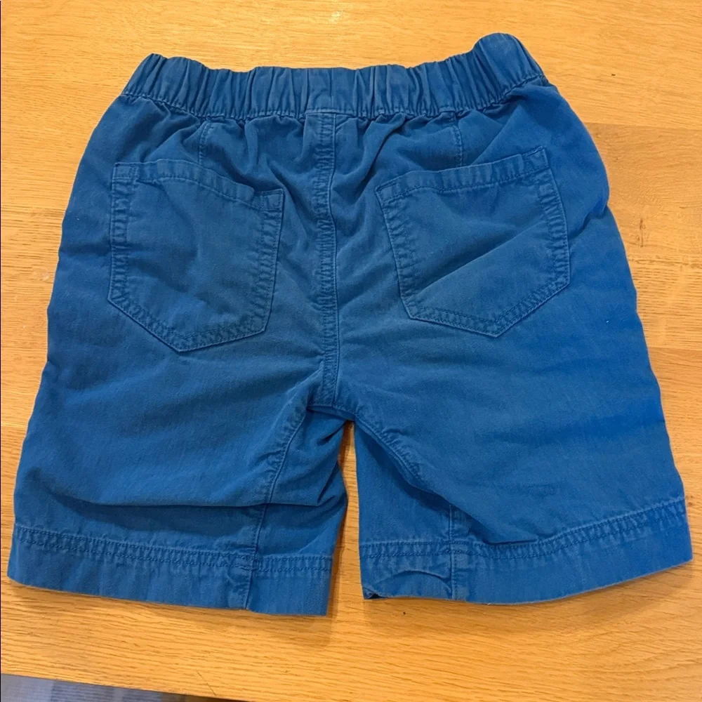 Hanna Anderson Kids Blue Pull-On Shorts Size 6-7